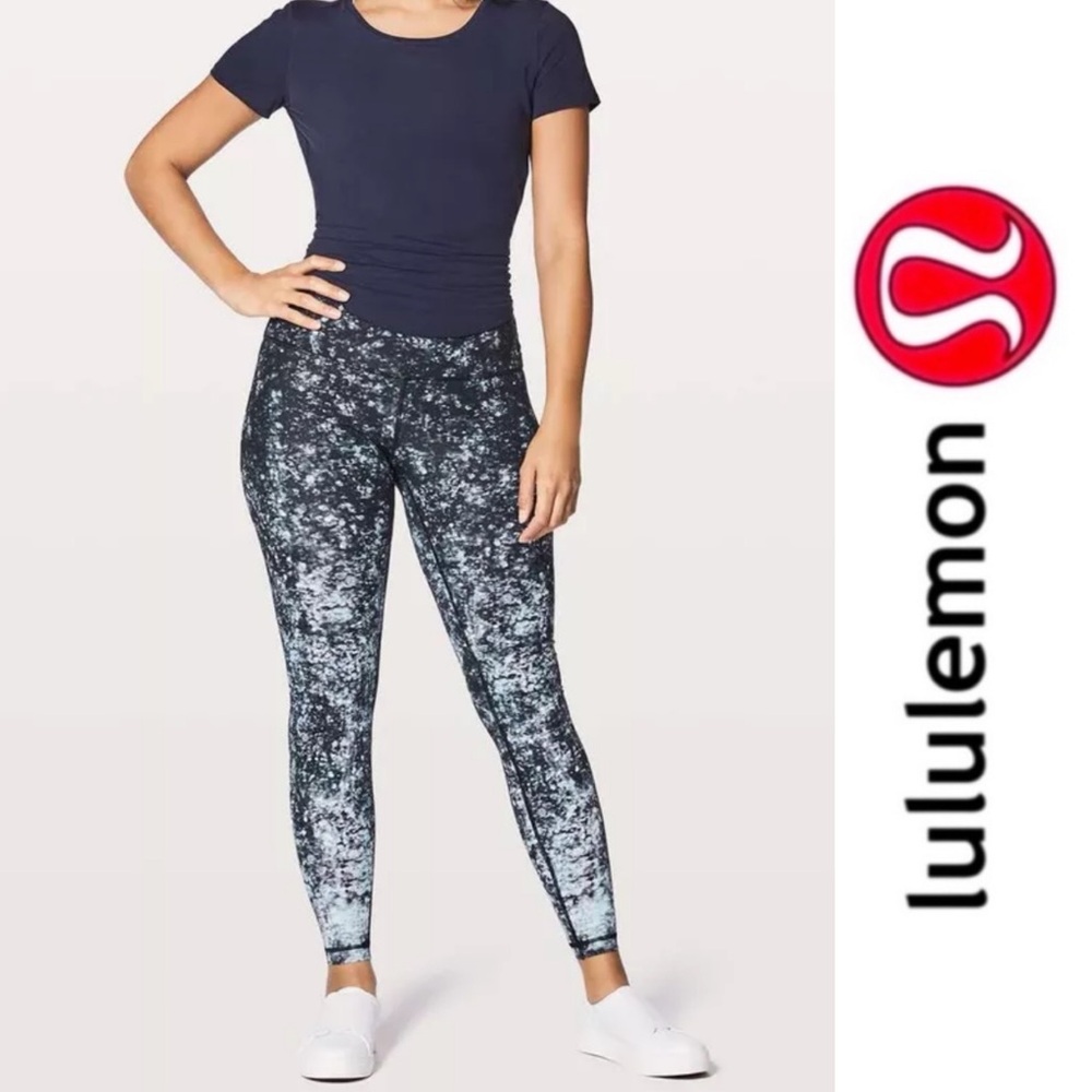 Lululemon Wunder Under High Rise Tight Leggings Effervescence 8